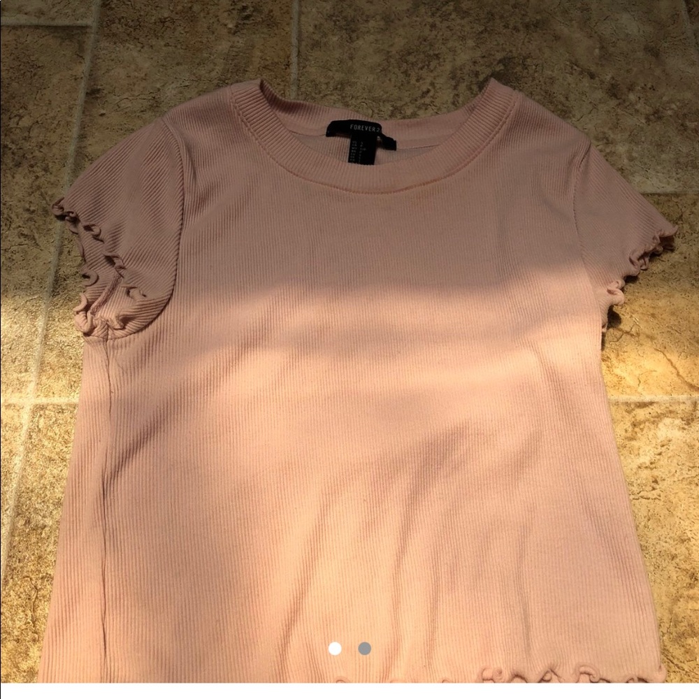CUTE PINK CROP TOP